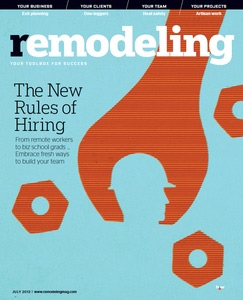 Remodeling magazine, July 2013 issue